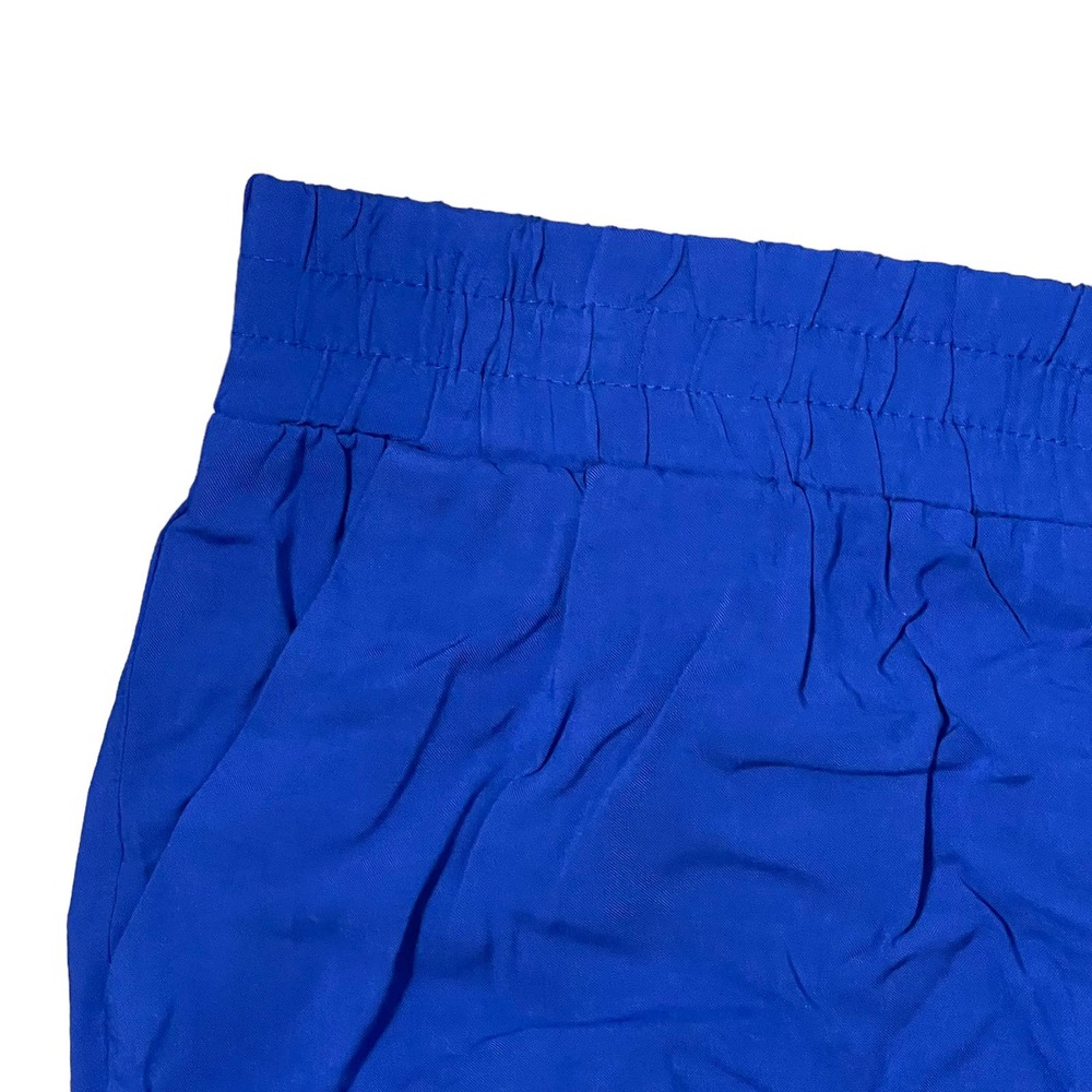 APT.9 Mid-Rise Solid Blue‎ Pull On Casual Shorts Flat Front Women Large NWT - Picture 5 of 9